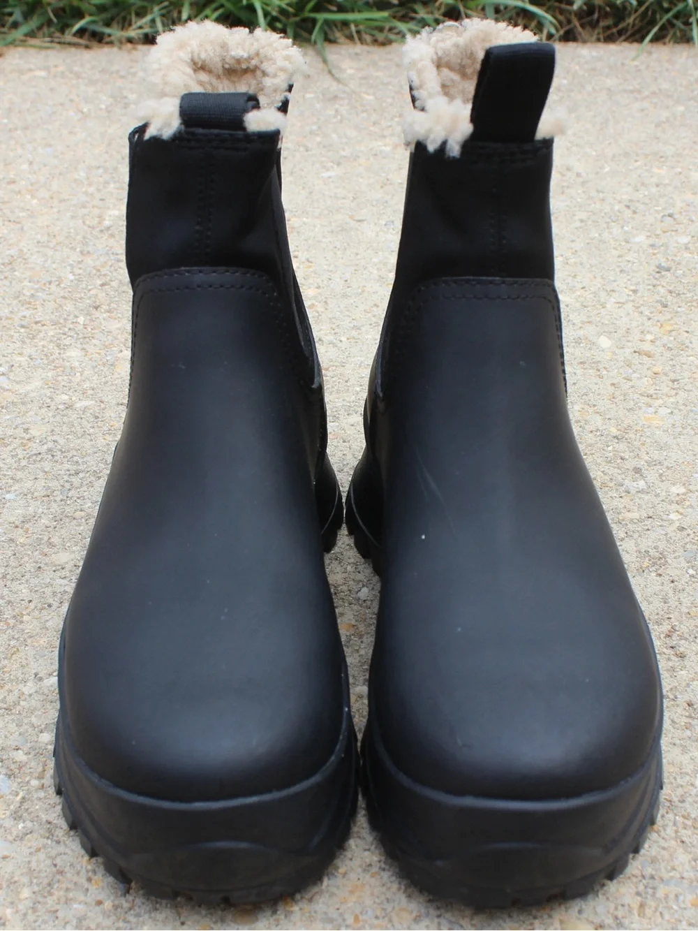 Loeffler Randall Tara Black Weather Boot Sz 7.5